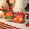 创意圣诞铁罐平安夜盒圆形铁盒饼干糖果曲奇礼物盒实用烘焙