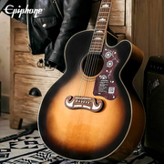 gibson旗下epiphone依霹风，j-200ec42英寸单板电箱，民谣吉他ej200