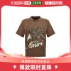 韩国直邮AMIRI24SS短袖T恤男PS24MJG006SLATEBLACKBrown