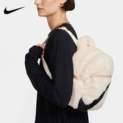 Nike耐克男包女包2023冬季毛绒双肩包时尚可爱背包FB3049