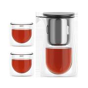 飘逸杯玻璃茶壶一键过滤泡，茶壶c套装，家用耐热冲茶器磁吸茶水分