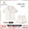 冰丝绸睡衣夏季女夏款短袖，短裤夏天家居服套装，女款2024夏女士(夏女士)