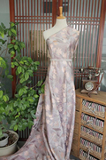 加厚宋锦中国传统老工艺织法中式服装旗袍真丝布料140大门幅 荷花
