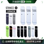 日本直邮STANCE 袜子基本 3 件装圆领袜 Stance 袜子基本 3 件装