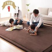 日式珊瑚绒地毯 儿童爬行毯榻榻米垫坐垫床垫客厅卧室 加工定制