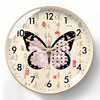 蝴蝶钟表挂钟客厅2023创意，艺术时钟挂墙自动对时轻奢简约家用