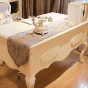 现代简约欧式桌旗美式桌布，茶几旗床旗吧台，桌巾餐桌布艺装饰盖巾布