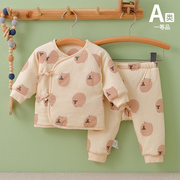 新生儿衣服纯棉秋冬初生，宝宝棉衣外套婴儿和尚，服夹棉保暖分体套装