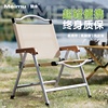 便携式野餐克米特椅户外折叠椅子超轻钓鱼露营用品装备椅沙滩桌凳