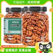 妙上品新疆185蜂蜜琥珀核桃仁熟坚果500g*1罐干果孕妇零食 1件装