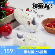 樱桃鞋中国乔丹板鞋，女2024秋季厚底休闲小白，鞋运动鞋女鞋子