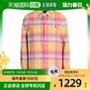 香港直邮潮奢 Polo Ralph Lauren Polo 拉夫 劳伦 女士格纹衬衫