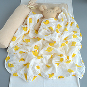 超薄纯棉纱布婴儿小被子产房新生儿包布裹巾初生宝宝夏季盖毯浴巾