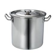 304不锈钢桶锅带盖子加大卤水桶商用加深汤锅水桶油桶炖