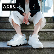 acbc拉链鞋套盒低帮女款时尚，休闲鞋潮小白鞋，便携运动鞋经典透气