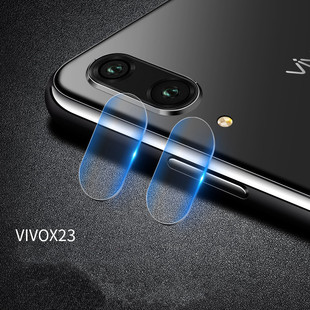 vivox23手机摄像头膜vivox27后置高清镜头膜，x23幻彩版全透明防爆v1809a软膜x27pro相机镜片保护圈模v1838a