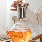 玻璃茶具套装家用耐热耐高温泡茶工具客厅办公室会客功夫茶杯茶壶