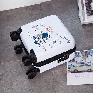 小型行李箱141518寸卡通儿，童男女学生旅行箱，轻便登机拉杆箱可爱