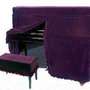 2024金丝绒钢琴套钢琴，罩(后面全包型)+凳套