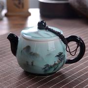 高档翼榀瓷缘景德镇陶瓷器茶具，套装家用陶瓷功夫，茶具茶盘托整套