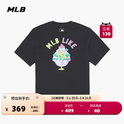 MLB 男女情侣运动短袖LIKE系列休闲圆领T恤23夏季TSEC3