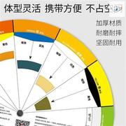 色轮卡24色通用色系涂料卡色板卡色彩搭配颜色指南色Y相环色卡烤