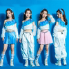 女团打歌服blackpink儿童爵士舞服装女童衣服夏装jazz套装演出服