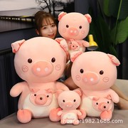 可爱猪猪公仔毛绒玩具粉红小猪玩偶娃娃床上睡觉抱枕情人节礼物女