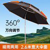 钓鱼伞大钓伞万向折叠户外雨伞，垂钓遮阳防晒防暴雨专用2022年