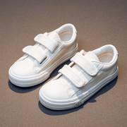 儿童白色帆布鞋男童女童白色板鞋，幼儿园小白鞋小学生白球鞋子休闲