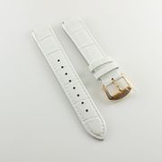 订Geya格雅手表带G06805L白色女款真皮手表带原厂表带680