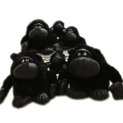 朵啦啦黑猩猩公仔毛绒玩具猴子大号布娃娃玩偶生日礼物女生七夕情
