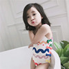 儿童泳衣女宝宝婴儿女童游泳衣连体女孩可爱小公主韩国温泉泳装