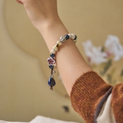 景德镇陶瓷手链新中式流行古风串珠手串清新学生女生手工编织饰品