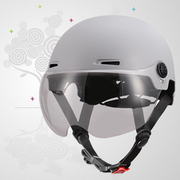 狮士安3C认证电动车头盔男女通用轻便磨砂面材质成人骑行半盔防晒