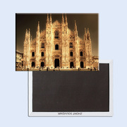 意大利米兰大教堂旅游风景纪念品磁性冰箱贴5188个性创意
