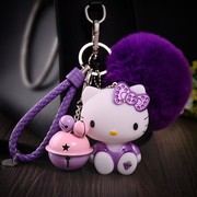 hellokitty钥匙扣女韩国创意kt凯蒂猫包包挂件汽车钥匙链可爱礼物
