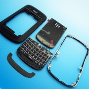 Blackberry黑莓9900手机壳 黑莓9930外壳 中框 下巴 后盖键盘