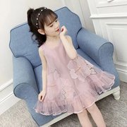 女童夏装连衣裙2-3四4五5六6十7到8岁小学生女孩韩版洋气公主裙女