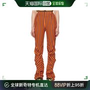香港直邮潮奢 kiko kostadinov 女士 橙色 Orpheus 长裤 KKWSS24T