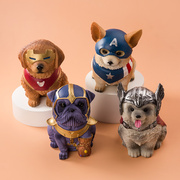 创意狗狗存钱罐可爱卡通，个性网红储蓄罐，可存可取办公室桌面摆件