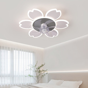 卧室风扇灯360度摇头吸顶简约房间儿童房电风扇吊扇家用