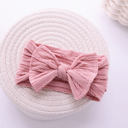 婴儿帽子夏季薄款护卤门发带可爱纯棉新生幼儿女宝宝遮脑门心胎帽