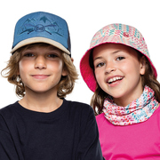 西班牙BUFF户外儿童青少年运动时尚防晒帽遮阳渔夫帽卡车帽棒球帽