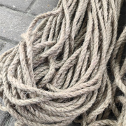4米20条麻绳粗绳子编织照片网格装饰墙猫咪水管耐磨捆绑麻线