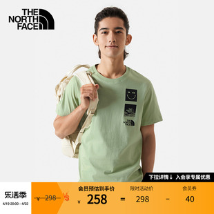 经典款thenorthface北面短袖，t恤情侣，款透气户外春8auy