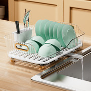 厨房水槽沥水碗碟架台面餐具碗碟碗盘筷子沥水架多功能水果收纳架