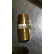 。铜5cm加长6分外丝，直接水管铜接头水暖配件直通配垫片