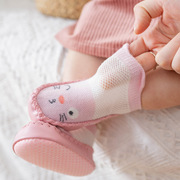婴儿袜子春夏季薄款儿童，网眼袜透气1-3岁男女宝宝松口地板袜防滑