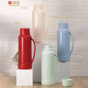 上海清水家用热水瓶保温壶玻璃内胆暖壶大容量，办公宿舍开水瓶